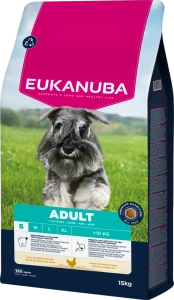 EUKANUBA Adult Petite Race Poulet 15 kg