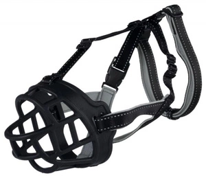TRIXIE Muselière Muselière Flex, silicone, S, noir