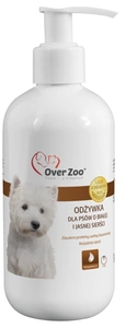 OVER ZOO Conditionneur pour chiens à poils blancs et clairs 240ml