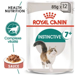 Royal Canin Instinctive +7 12x85g  + GIMBORN Gim Cat Multi-vitamin Duo Pâte avec thon 50g