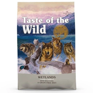 TASTE OF THE WILD Wetlands au Canard Sans Céréales pour chien 12,2kg+Surprise gratuit pour chien