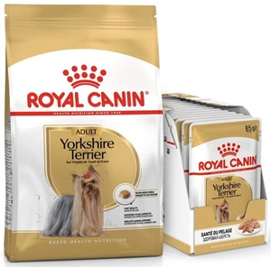 ROYAL CANIN Yorkshire Terrier Adult 7,5kg + Yorkshire Terrier Adult 24x85g