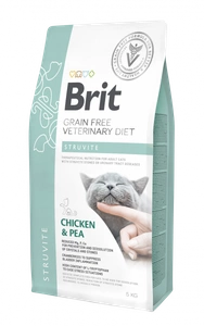 Brit Grain Free Veterinary Diet Cat Struvite Poulet et petits pois 2kg