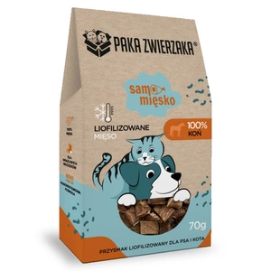 Paka Zwierzaka Seulement de la viande Friandise lyophilisée pour cheval 70g