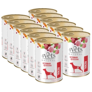 4Vets pour chiens Renal 12x400g