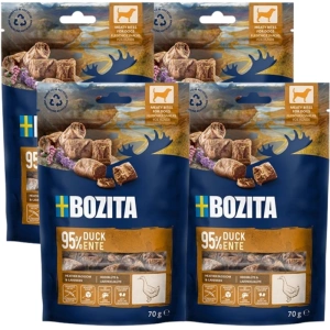 BOZITA Meaty Bites canard friandise pour chien 4x70 g