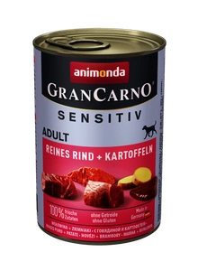 Animonda GranCarno Sensitiv Adulte Dog Bœuf & Pommes de terre 400g