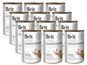 Brit Green Free Veterinary Diet Dog Joint & Mobility Hareng aux petits pois 12x400g