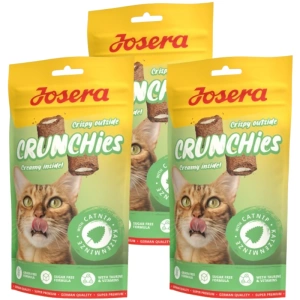 JOSERA Crunchies - avec herbe à chat (friandise pour chat) 3x60g