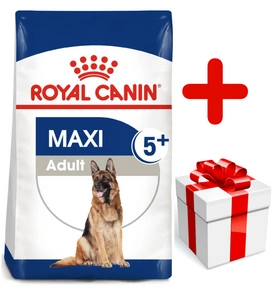 ROYAL CANIN Maxi Adult 5+ 15kg + Surprise pour votre chien GRATUITES !