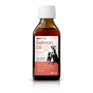 Lab-V 100% huile de saumon pour chiens et chats de tous âges 100ml pressée à froid