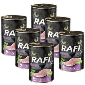 RAFI Cat Adult Stérilisé avec lapin 6x400g