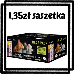 PetRepublic nourriture humide pour chats en morceaux en sauce délicate 40x100g