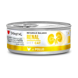 Aliment humide pour chat Disugual Veterinary RENAL Poulet (adulte) 85 g