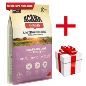 ACANA Singles Agneau nourri à l'herbe 6kg+Surprise