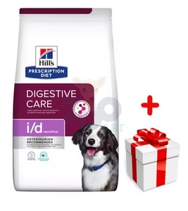 Hill's Prescription Diet i/d Sensitive Canine Avec Oeuf et Riz 1,5kg+Surprise
