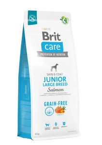BRIT CARE Dog sans céréales Junior Grandes Races Saumon 12kg