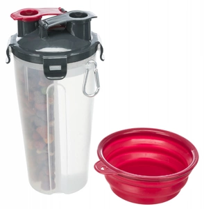 Trixie Contenant à eau et à nourriture 2x0.35l