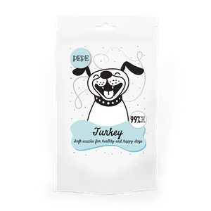 Paka Zwierzaka Pepe Mini Chunkies Turkey 80g