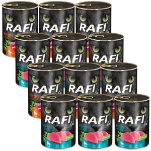DOLINA NOTECI RAFI Cat Adult Mix saveurs 12x400g