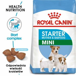 ROYAL CANIN Mini Starter Mother & Babydog 8kg aliments secs pour chiennes enceintes et allaitantes et chiots, 4 à 8 semaines, petites races x2