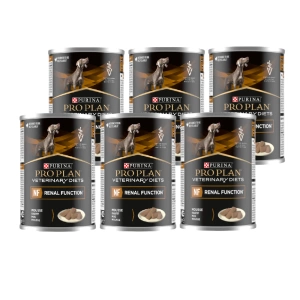 PRO PLAN Veterinary Diets NF Renal Function aliments humides pour chiens mousse 6x400g