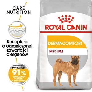 ROYAL CANIN CCN Medium Dermacomfort 12kg nourriture sèche pour chiens adultes, de race moyenne, à la peau sensible et sujette aux irritations x2