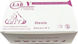 Lab-V Canine Parvovirus CPV Ag Test rapide pour chiens