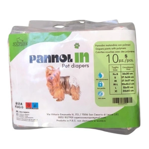Couches PannolIN pour chiennes taille S, paquet de 10 pièces