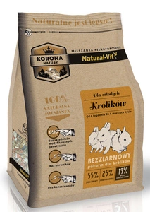 KORONA NATURY Natural-Vit nourriture pour lapin junior 750g