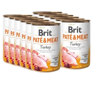 Brit Pate & Meat à la dinde 12x400g