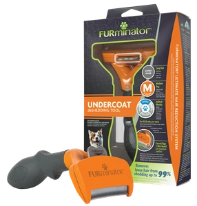FURMINATOR Outil de peignage Outil d'élimination du sous-poil pour les races moyennes à poils longs
