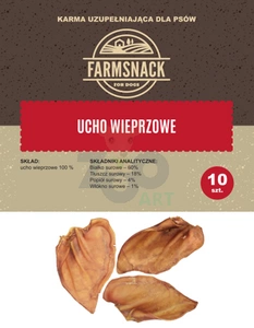 FarmSnack Oreille de porc 10pcs