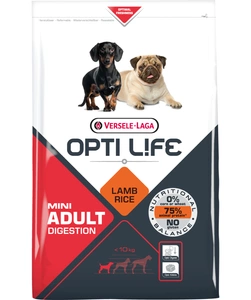 Versele-Laga Opti Life Adult Digestion Mini Agneau Avec Riz 7,5 kg