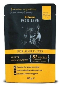 Fitmin Cat For Life Adult Chicken 85g x12