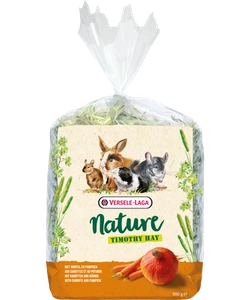 VERSELE LAGA Timothy Hay Carrot & Pumpkin 500g - Foin de fléole avec des carottes et de la citrouille