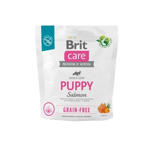BRIT CARE Dog Grain-free Puppy Salmon 1kg x2