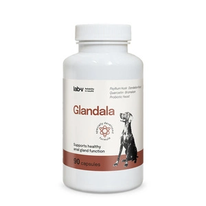Lab-v Glandala - Soutien au bon fonctionnement des glandes périanales et du tube digestif pour chiens 90 capsules