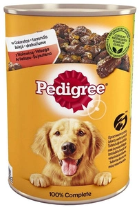 Pedigree nourriture humide pour chiens adultes avec gelée de boeuf boîte 400g x12