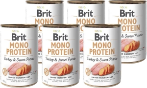 BRIT MONO PROTEINE TURKEY & SWEET POTATO 6x400g