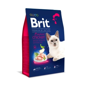BRIT Cat Premium By Nature Poulet stérilisé 8kg