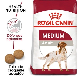 ROYAL CANIN Medium Adult 15kg + Surprise gratuite pour votre chien