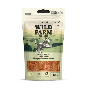 WILD FARM  Croquettes au poulet et au cabillaud 50 g friandise pour chat