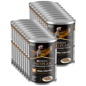 PRO PLAN Veterinary Diets NF Renal Function aliments humides pour chiens mousse 18x400g