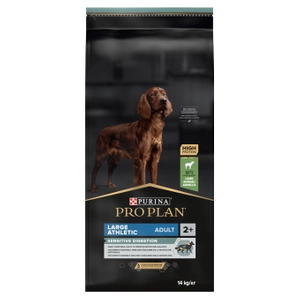 PRO PLAN Sensitive Digestion Large Athletic Adult Croquettes pour chiens riches en agneau 14kg