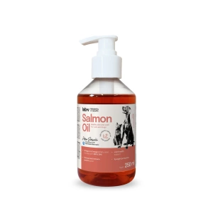 Lab-V 100% huile de saumon pour chiens et chats de tous âges 250 ml pressée à froid