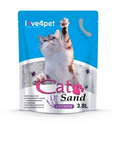 Silicone Cat Litter Sand Lavender 3.8l