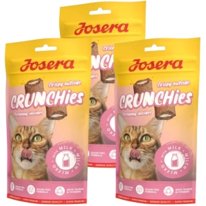 JOSERA Crunchies - avec du lait (friandise pour chat) 3x60g