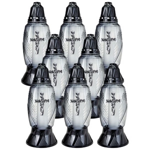 LUKS Bougie funéraire 576MKS 30 cm 8 pièces