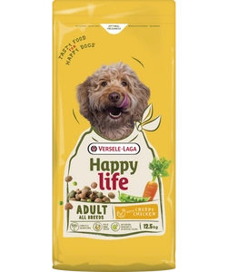 VERSELE-LAGA Happy Life Adult au poulet 12,5 kg - aliment pour chiens adultes au poulet